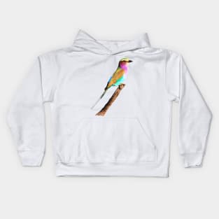 Colourful Lilac-breasted Roller Kids Hoodie